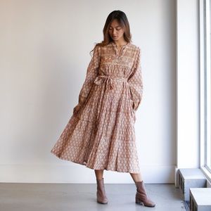 NANI PANI Sandalwood Midi Dress